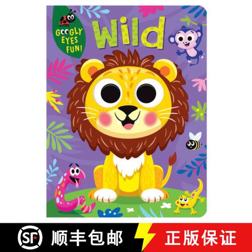 【3-4周达】Wild: Board Book with Googly Eyes [9781638546702]