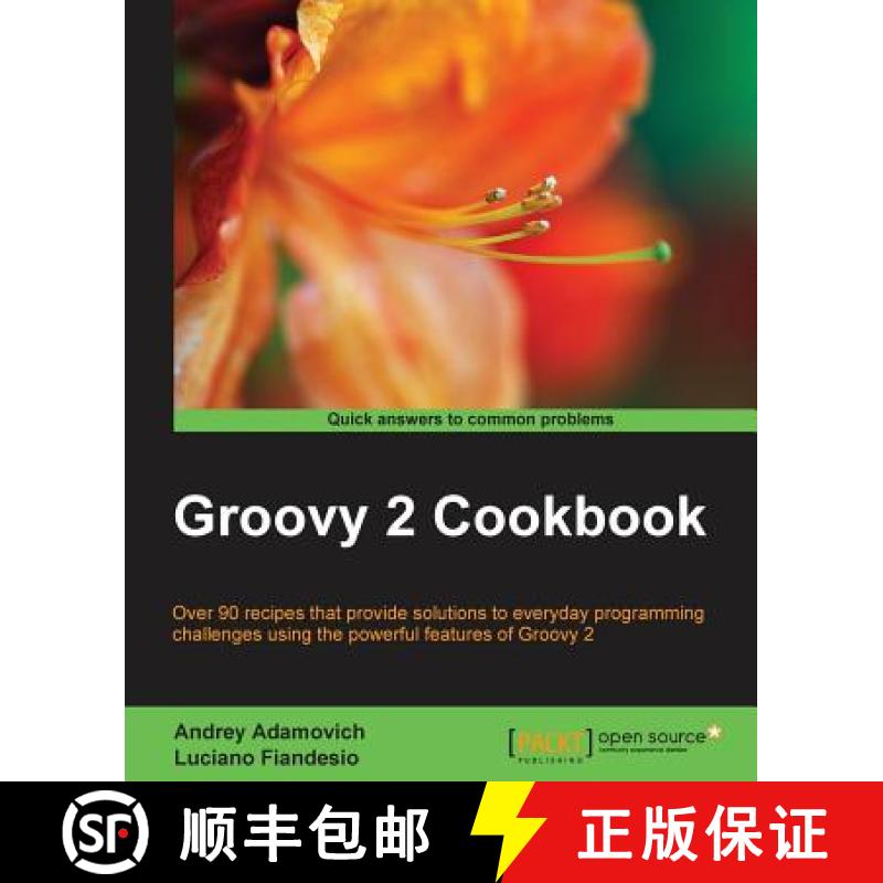 预订 Groovy 2 Cookbook [9781849519366]