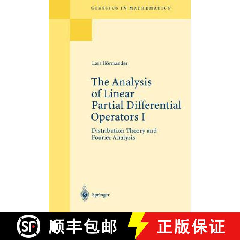 现货 线性偏微分算子的分析 卷一 The Analysis of Linear Partial Differential Operators I : Distribution... [9783540006626]
