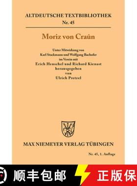 预订 Moriz von Craun [9783110982275]