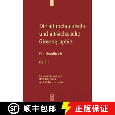 【3-4周达】Die Althochdeutsche Und Altsachsische Glossographie: Ein Handbuch [9783110189612]