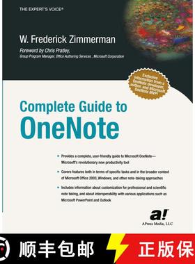 【3-4周达】Complete Guide to OneNote (First Edition) (First Edition) [9781590592168]