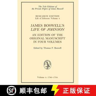V... Volumes; Life Original Edition 4周达 James Boswell 9780748606054 Johnson the Manuscript Four