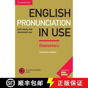 剑桥国际英语语音初级 English Pronunciation in Use Elementary Book with Answers and Downloadable Audio [9781108403528]