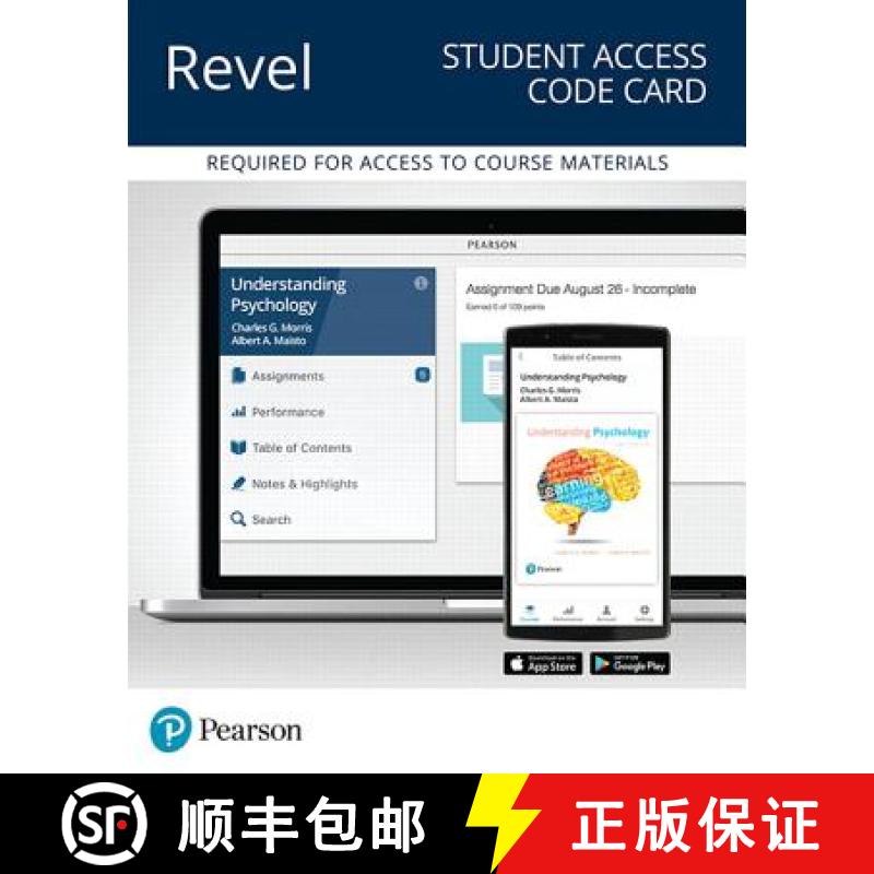 【3-4周达】Revel for Understanding Psychology -- Access Card [9780134533902]