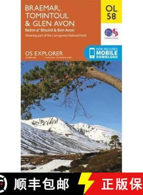 【3-4周达】Braemar, Tomintoul & Glen Avon, Beinn a' Bhuird & Ben Avon [9780319242971]