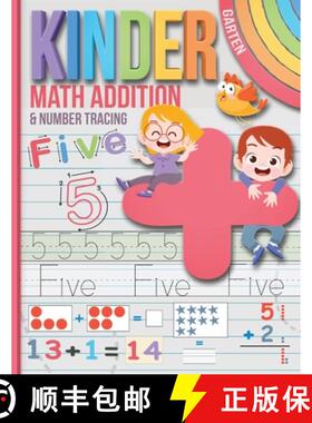 【3-4周达】Kindergarten Workbook Math Addition: Basic Home schooling Workbook for Kindergartners ages... [9781291519013]