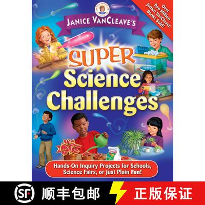 【3-4周达】Janice Vancleave'S Super Science Challenges: Hands-On Inquiry Projects For Schools, Scienc... [9780471471837]