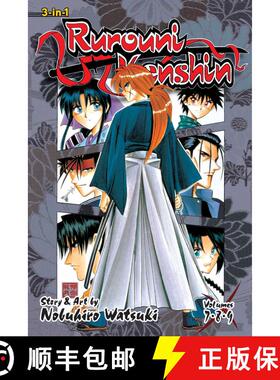 【3-4周达】Rurouni Kenshin (3-In-1 Edition), Vol. 3, Volume 3: Includes Vols. 7, 8 & 9 [9781421592473]