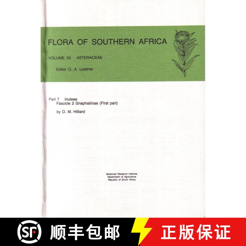 【3-4周达】Flora of Southern Africa, Volume 33, Asteraceae, Part 7: Inuleae, Fascicle 2: Gnaphaliinae... [9780621079432]