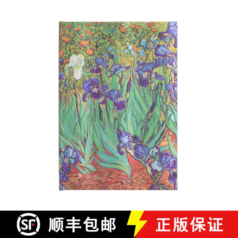 【2-3周达】Van Gogh’s Irises Midi Unlined Hardcover Journal [9781439782057]
