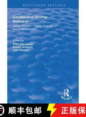 【3-4周达】Comparative Anomie Research: Hidden Barriers - Hidden Potential for Social Development [9781138718159]