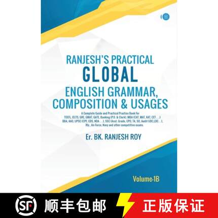 【3-4周达】Ranjesh's Practical Global English Grammar, Composition & Usages- Volume - 1A [9789353479527]