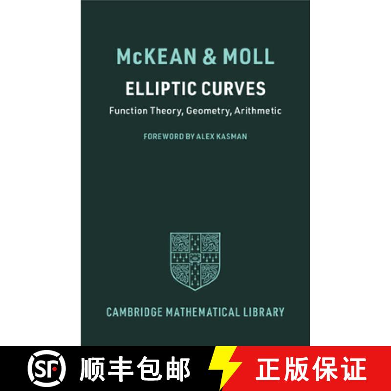 【3-4周达】Elliptic Curves: Function Theory, Geometry, Arithmetic [9781009602112]