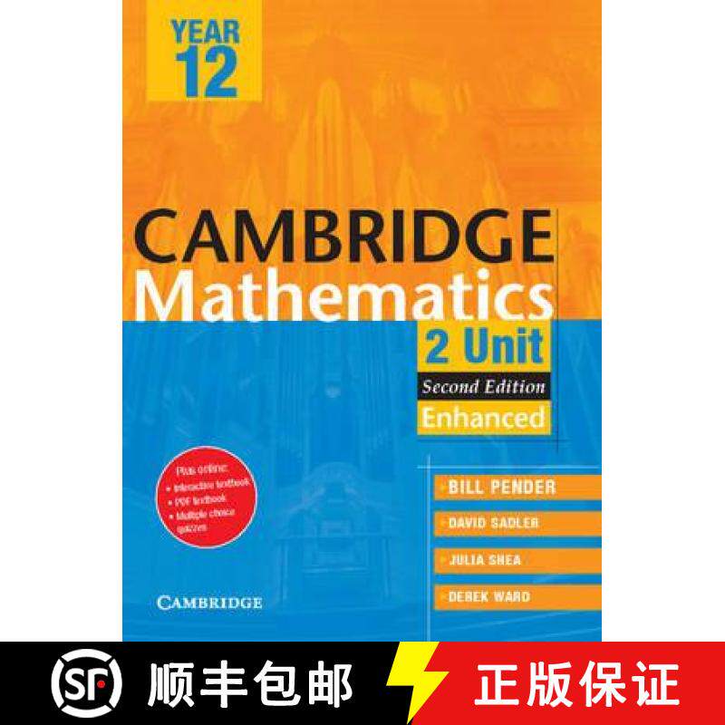 【3-4周达】Cambridge 2 Unit Mathematics Year 12 Enhanced Version [9781107661448]