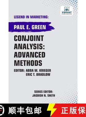 【3-4周达】Conjoint Analysis: Advanced Methods [9781636514703]