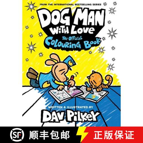 【3-4周达】Dog Man With Love: The Official Colouring Book [9780702330148]