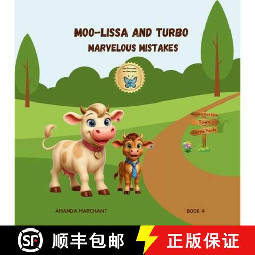 【3-4周达】Moo-Lissa and Turbo: Marvelous Mistakes [9781764350679]