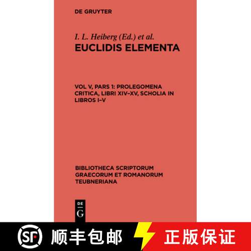 【3-4周达】精装 Prolegomena Critica, libri XIV–XV, scholia in libros I–V [9783112423196]