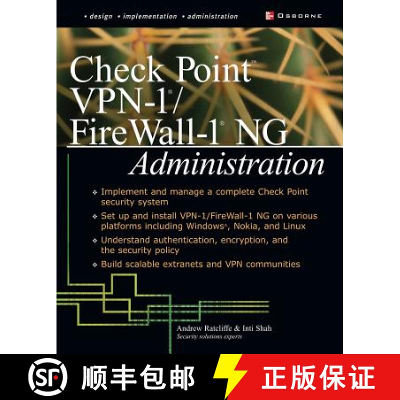 【3-4周达】Check Point VPN-1/Fire Wall-1 NG Administration [9780072223422]