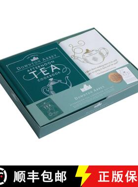 【3-4周达】The Official Downton Abbey Afternoon Tea Cookbook Gift Set [Book ] Tea Towel] [9781681888538]