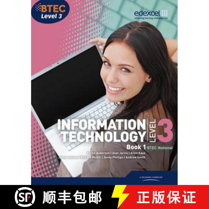 【2-3周达】BTEC Level 3 National IT Student Book 1 [9781846909283]