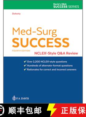 【3-4周达】Med-Surg Success: NCLEX (R)-Style Q&A Review [9781719640534]