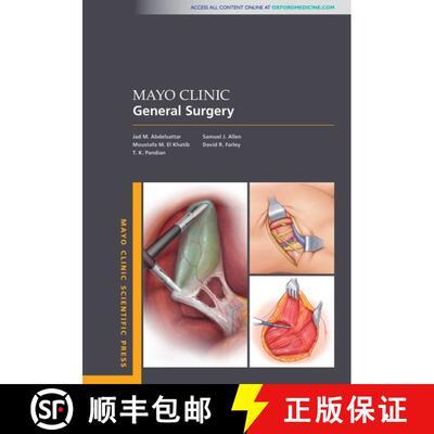 【3-4周达】MAYO CLINIC GENERAL SURGERY MAYO P [9780190650506]