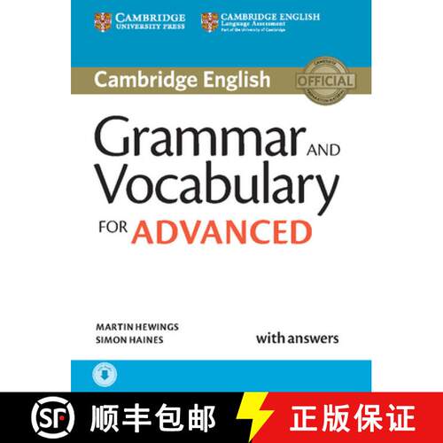 【3-4周达】Grammar and Vocabulary for Advanced Book with Answers and Audio : Self-Study Grammar Refer... [9781107481114]