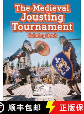【3-4周达】The Medieval Jousting Tournament Coloring Book [9781683773665]