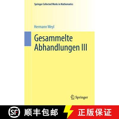 【3-4周达】Gesammelte Abhandlungen III (1968. Reprint 2014 of the 1968 edition) (1968. Reprint 2014 o... [9783662442517]