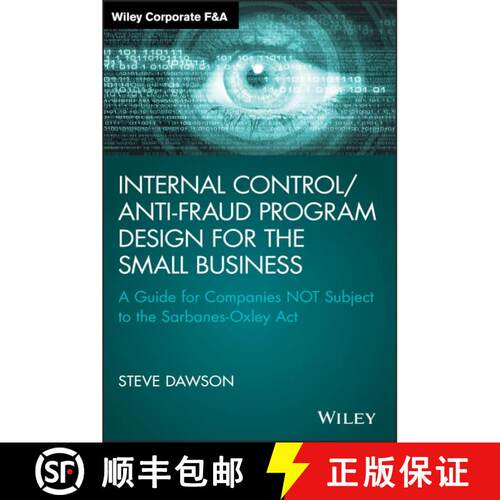【3-4周达】精装 Internal Control/Anti-Fraud Program Design For Thesmall Business: A Guide For Compani... [9781119065074]