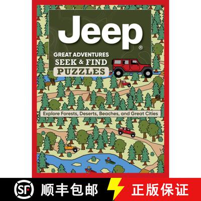 【3-4周达】Jeep(r) Great Adventures Seek & Find Puzzles: Explore Forests, Deserts, Beaches, and Great... [9781641244695]