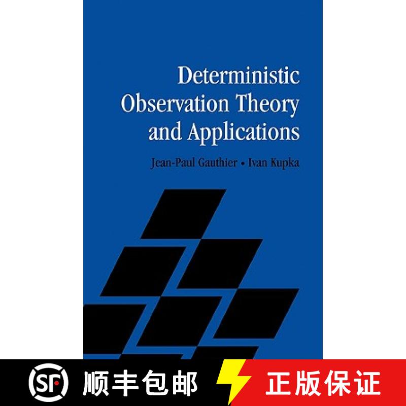 【3-4周达】Deterministic Observation Theory and Applications [9780521805933]