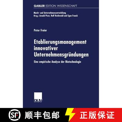 【3-4周达】Etablierungsmanagement innovativer Unternehmensgründungen : Eine empirische Analyse der B... [9783824469857]