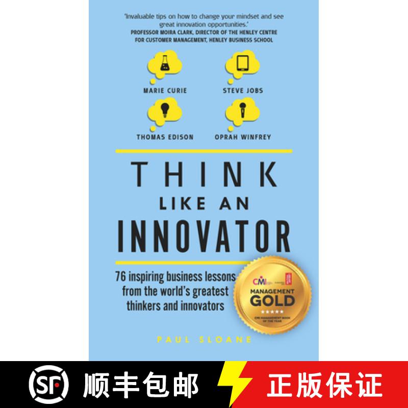 【2-3周达】Think Like an Innovator: 76 Inspiring Business Lessons from the World's Greatest Thinkers ... [9781292142234]