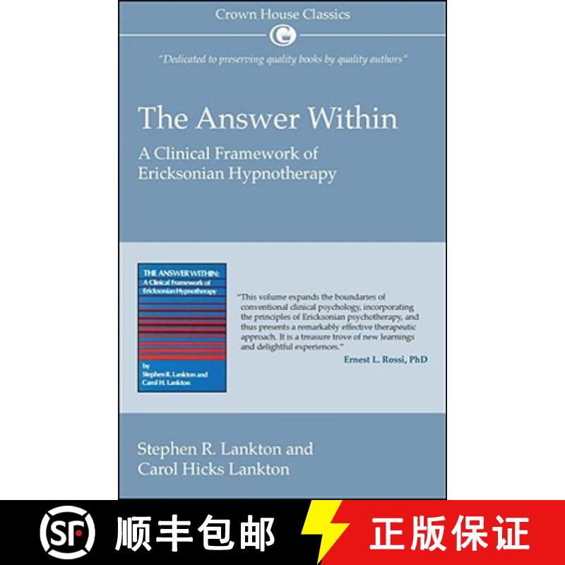 【2-3周达】The Answer Within: A Clinical Framework of Ericksonian Hypnotherapy [9781845901219]