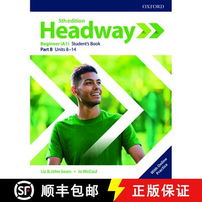 【3-4周达】Headway: Beginner: Student's Book B with Online Practice [9780194523998]