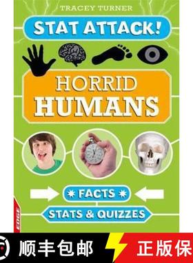 【3-4周达】EDGE: Stat Attack: Horrid Humans: Facts, Stats and Quizzes [9781445141657]