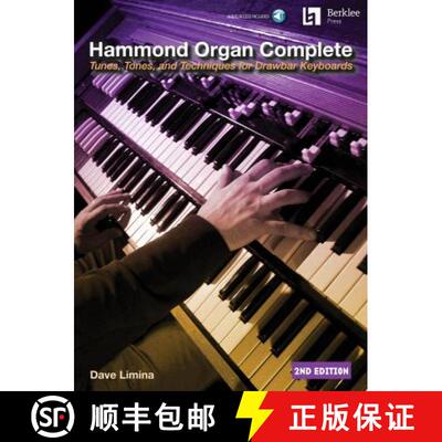 【3-4周达】Hammond Organ Complete Learn Drawbar Techniques for Jazz, Blues, Rock, and Funk Gospel and... [9780876391976]