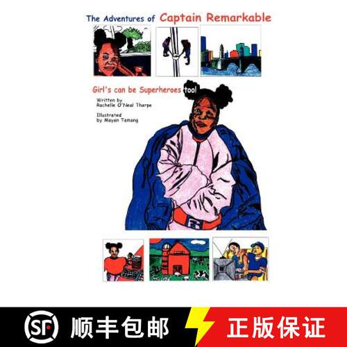 【3-4周达】The Adventures of Captain Remarkable: Girl's can be Superheroes too! [9780982390610]