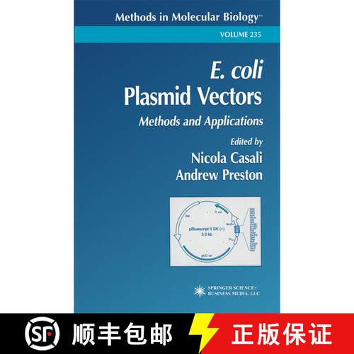 【3-4周达】E. coli Plasmid Vectors : Methods and Applications [9781617373916]