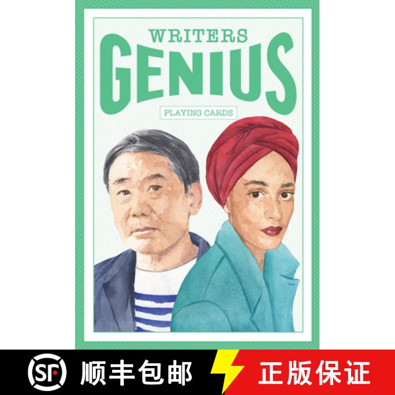 【3-4周达】Genius Writers (Genius Playing Cards): (52 Playing Cards, Standard Playing Card Deck, Trad... [9781786274977]