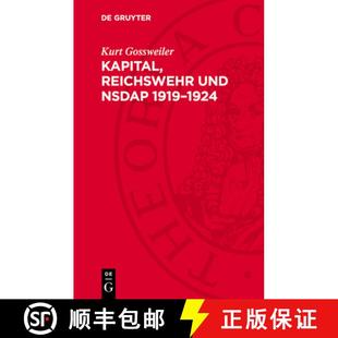 Und Nsdap 1919 预订 9783112783108 Reichswehr 1924 Kapital