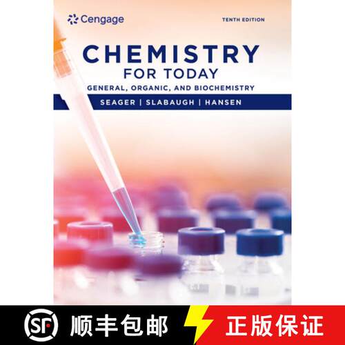【3-4周达】精装 Chemistry for Today: General, Organic, and Biochemistry [9780357453384]