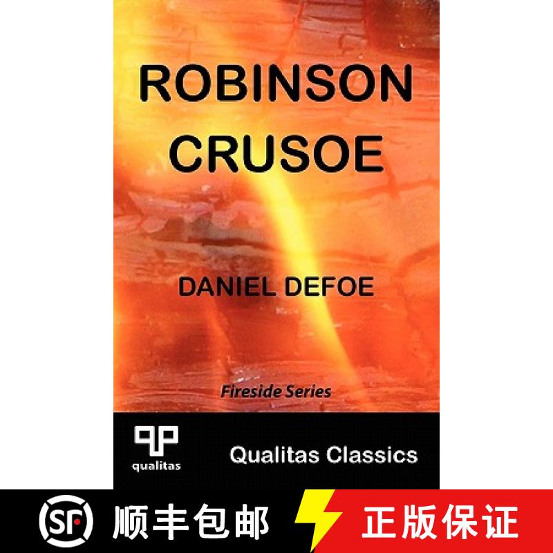 【3-4周达】Robinson Crusoe (Qualitas Classics) [9781897093641]