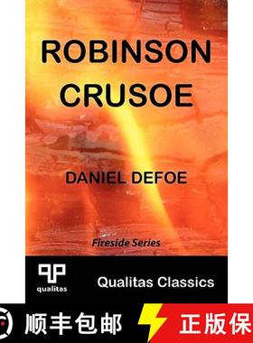 【3-4周达】Robinson Crusoe (Qualitas Classics) [9781897093641]