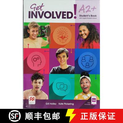 【3-4周达】GET INVOLVED! LEVEL A2+ STUDENT’S BOOK WITH STUDENT’S APP AND DIGITAL STUDENT’S BOOK [9781380068835]
