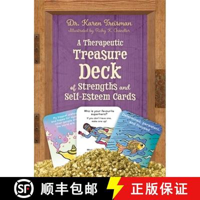【3-4周达】A Therapeutic Treasure Deck of Strengths and Self-Esteem Cards [9781787757851]