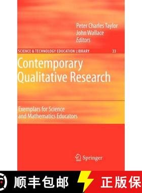 【3-4周达】Contemporary Qualitative Research : Exemplars for Science and Mathematics Educators [9781402059193]